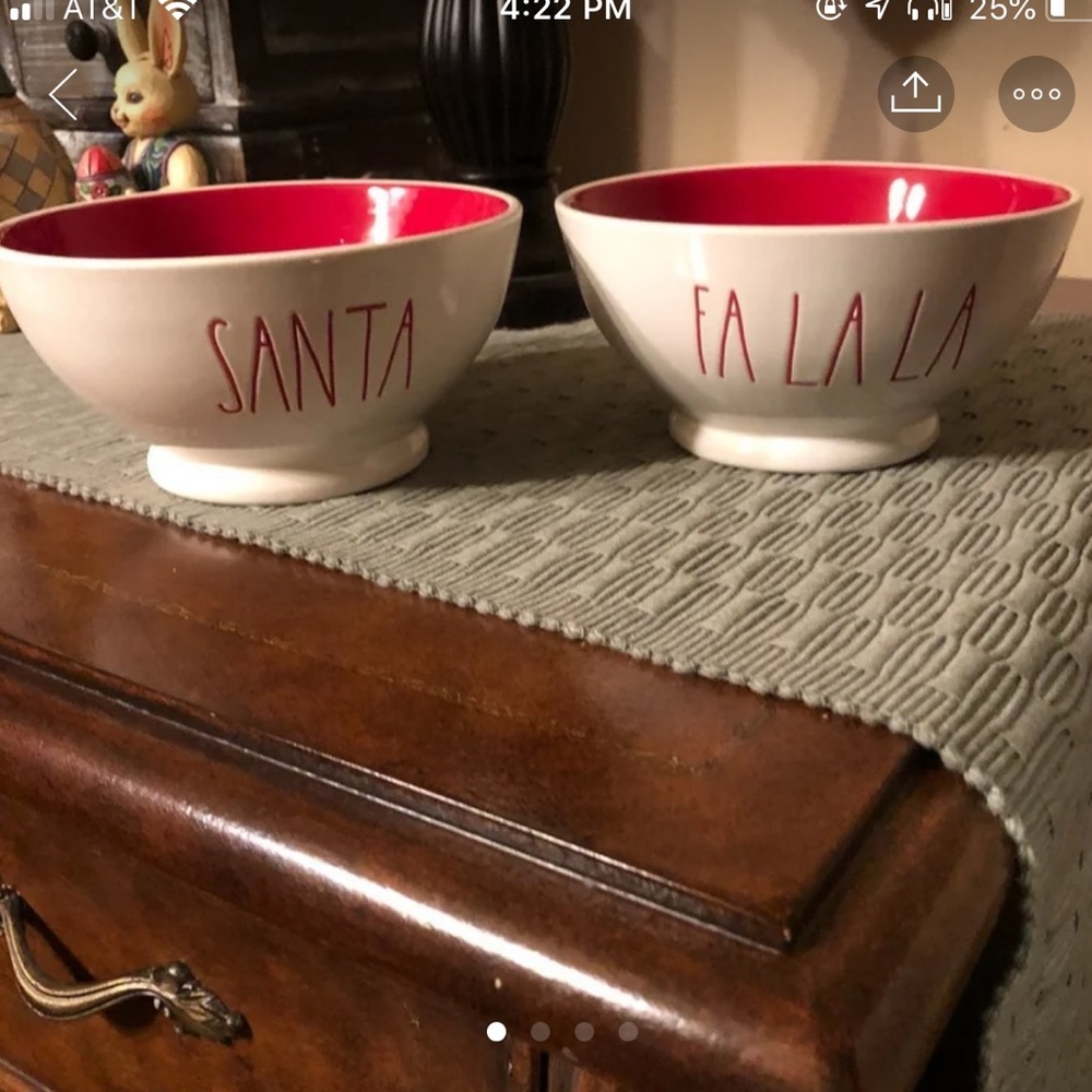 Rae Dunn Christmas Bowls - Set